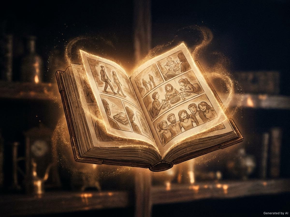 AI diary visual